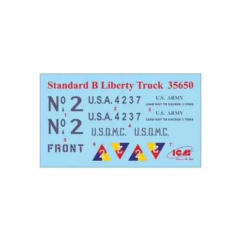 Бронетехника и артиллерия Американский армейский грузовик Standard B "Liberty" 1:35