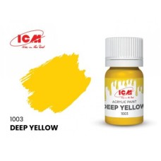 Акрилова фарба Deep Yellow : Насичений жовтий ICM1003