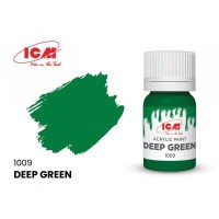 Акриловая краска Deep Green : Тёмно-зеленый ICM1009