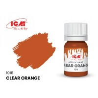 Акрилова фарба Clear Orange : Прозорий помаранчевий ICM1016