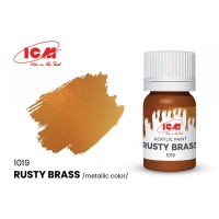 Акриловая краска Rusty Brass : Ржавая латунь ICM1019