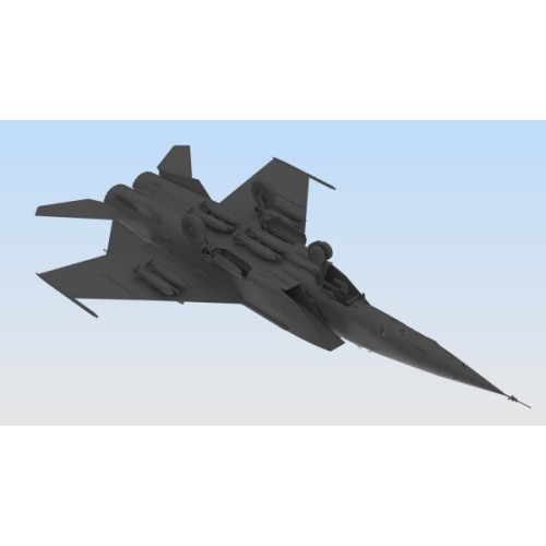 Збірна модель літака Збірна модель 1:72 Радянський літак-розвідник Міг-25 РБ ICM 72173 1:75