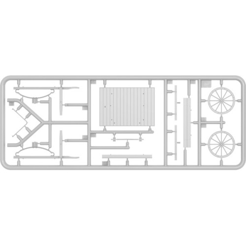 Строения и элементы Сборная модель 1:35 Набор Маленьких тележек МиниАрт 35621