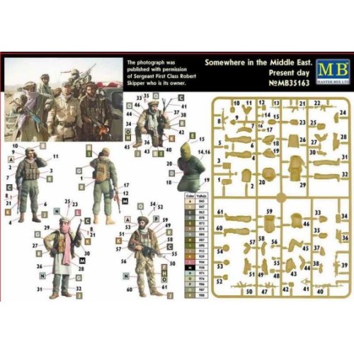 Фігури та мініатюри Десь на Близькому Сході, наші дні.