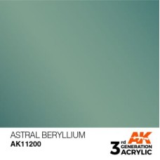 Акрилова фарба ASTRAL BERYLLIUM METALLIC - ЗІРКОВИЙ БЕРИЛІЙ МЕТАЛІК : INK АК-Interactive AK11200