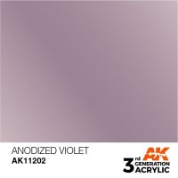 Акрилова фарба ANODIZED VIOLET METALLIC - АНОДОВАНИЙ ФІОЛЕТОВИЙ МЕТАЛІК : INK АК-Interactive AK11202