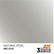 Фарби AK AK Interactive TM Акрилова фарба NATURAL STEEL METALLIC - НАТУРАЛЬНА СТАЛЬ МЕТАЛІК : INK АК-Interactive AK11210