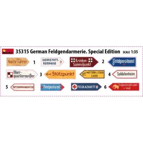 Фігури та мініатюри Збірна модель 1:35 Фігури Німецька польова жандармерія (Special Edition) MiniArt 35315