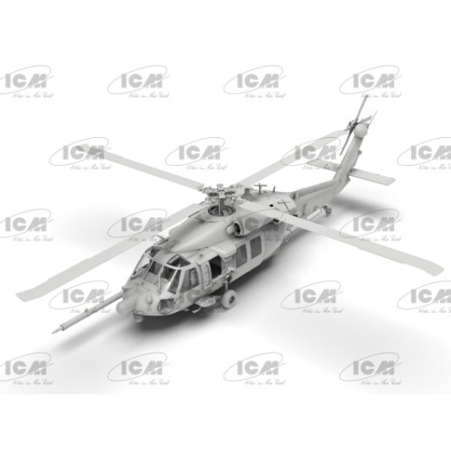 Вертолёты Сборная модель 1:48 Вертолет MH-60L Черный Ястреб ICM 48360