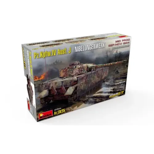 Бронетехника и артиллерия Немецкий танк Pz.Kpfw.IV Ausf. J Nibelungenwerk. Середина производства (сентябрь - ноябрь 1944 г.)