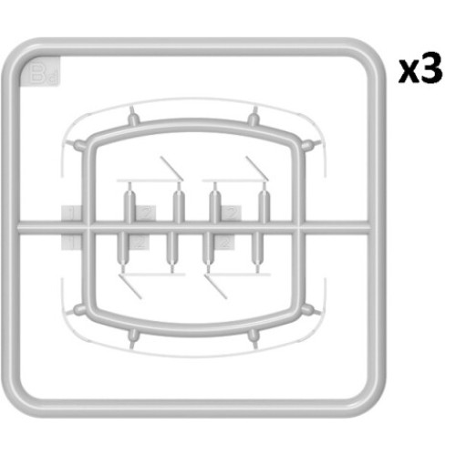 Авто-мото Збірна модель 1:35 Вантажівка G7107 1,5 т 4x4 з дерев'яним кузовом Miniart 35386