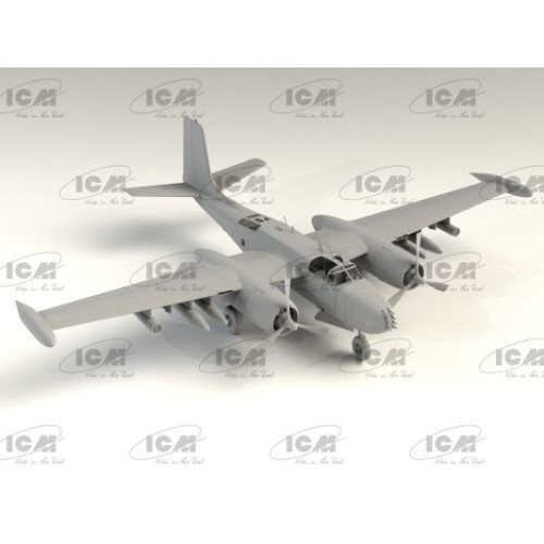 Сборная модель самолета Ударный самолет США B-26K Counter Invader (ранний) 1:48