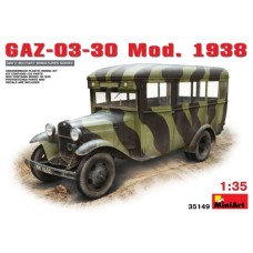 Збірна модель 1:35 Радянський пасажирський автобус ГАЗ-03-30 мод. 1938 MiniArt 35149