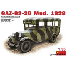 Збірна модель 1:35 Радянський пасажирський автобус ГАЗ-03-30 мод. 1938 MiniArt 35149