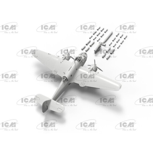 Сборная модель самолета Сборная модель 1:48 самолет Бристоль Бофорт Mk.I. ICM 48314 1:48