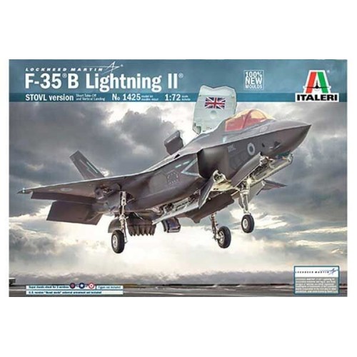 Збірна модель літака Збірна модель 1:72 Літак F-35 B Lightning II Italeri 1425 1:72