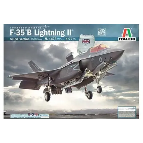 Збірна модель літака Збірна модель 1:72 Літак F-35 B Lightning II Italeri 1425 1:72