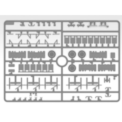 Збірна модель літака Універсальний військовий контейнер і аеродромне покриття США M8A1 1:35