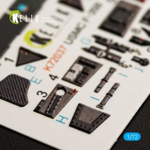 Декали F-35B 3D декаль интерьер для комплекта Academy 1:72 КЕЛИК K72037