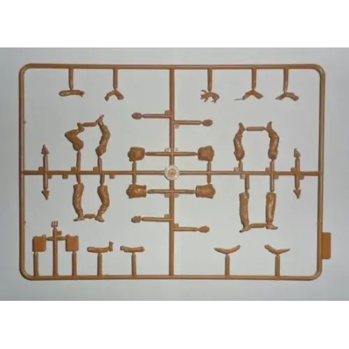 Фігури та мініатюри Екіпаж німецької бронетехніки (1941-1942) (4 фігурки і кішка)