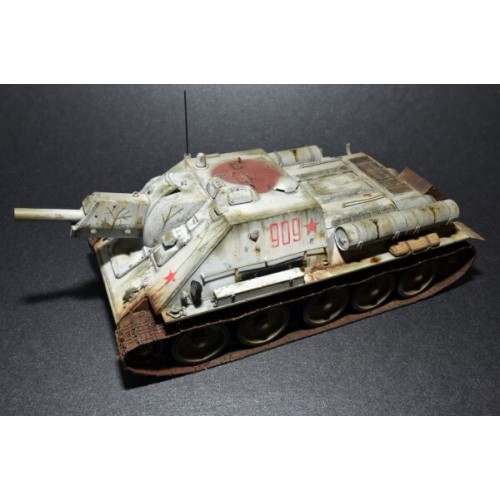 Бронетехніка та артилерія Збірна модель 1:35 Радянська САУ СУ-122 ранній випуск Miniart 35181