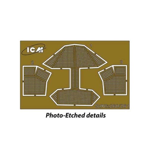 Бронетехніка та артилерія Збірна модель 1:72 Німецький бронеавтомобіль Sd.Kfz.261 ICM 72441