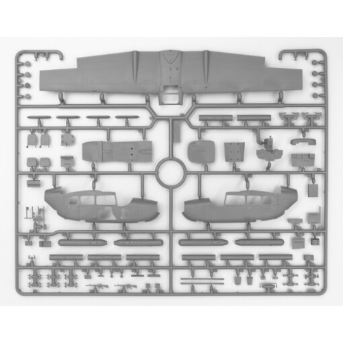 Сборная модель самолета Сборная модель 1:48 Набор Авиабаза Накхон Фаном ICMDS 4804 1:48