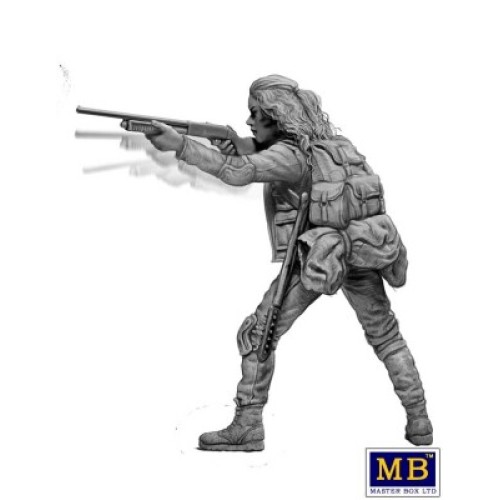 Фігури та мініатюри Збірна модель 1:35 Комплект Zombieland Series комплект №3 Дорога до волі. Мисливці на зомбі MasterBox 35243