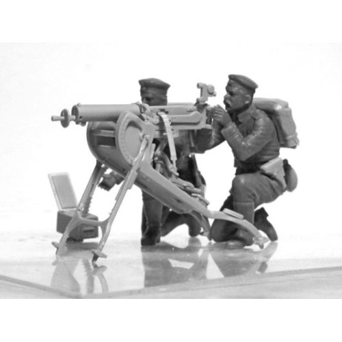 Фігури та мініатюри Збірна модель 1:35 Німецька команда MG08 (Першої світової війни) ICM35711