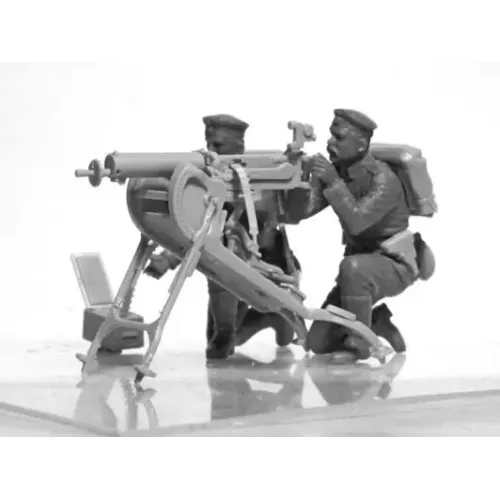 Фигуры и миниатюры Сборная модель 1:35 Немецкая команда MG08 (Первая мировая война) ICM35711