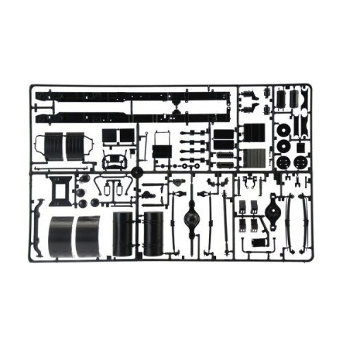 Авто-мото Збірна модель 1:24 Вантажний автомобіль : Тягач Volvo F12 Intercooler з низьким дахом та аксесуарами Italeri 3957