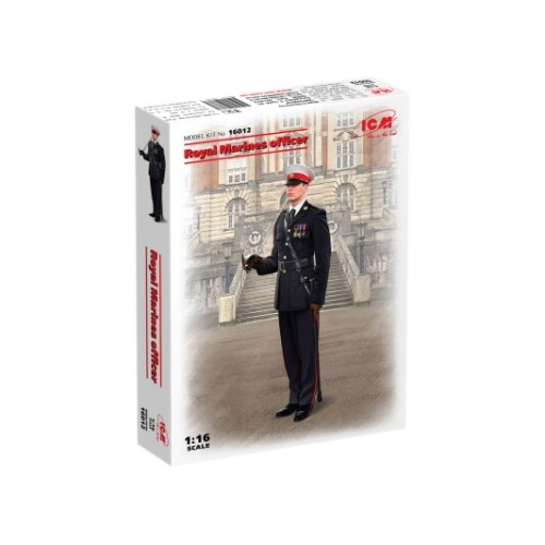 Фигуры и миниатюры Сборная модель 1:16 Фигура офицер королевской морской пехоты ICM 16012