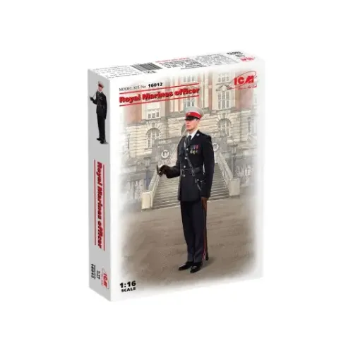 Фигуры и миниатюры Сборная модель 1:16 Фигура офицер королевской морской пехоты ICM 16012