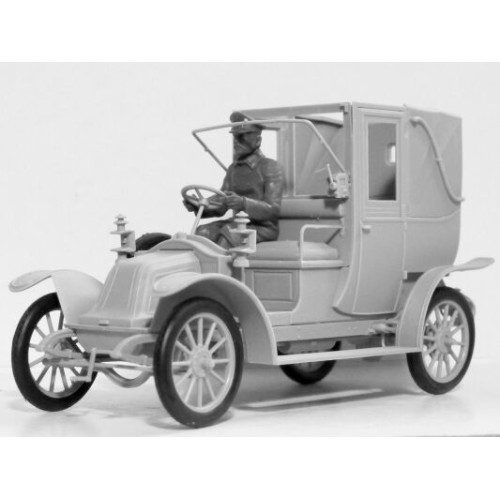 Авто-мото Машина такси с французской пехотой, "Битва Марни" (1914) 1:35