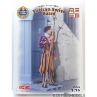 Збірна модель 1:16 Фігура Швейцарський гвардієць варти Ватикану ICM 16002