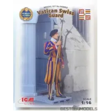 Сборная модель 1:16 Фигура Швейцарский гвардеец стражи Ватикана ICM 16002