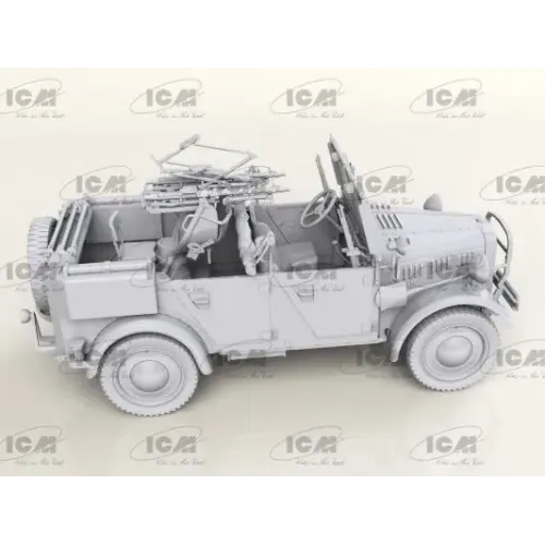 Авто-мото Німецький автомобіль le.gl.Einheits-Pkw Kfz.4 з кулеметами MG-34 (Zwillingssockel 36)