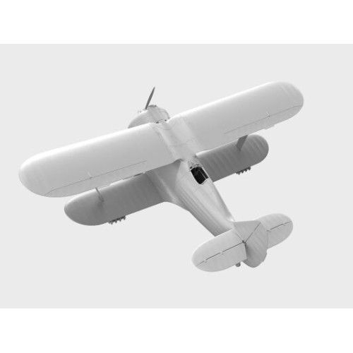 Збірна модель літака Збірна модель 1:32 Радянський винищувач Полікарпів I-153 "Чайка", ICM32010 1:32