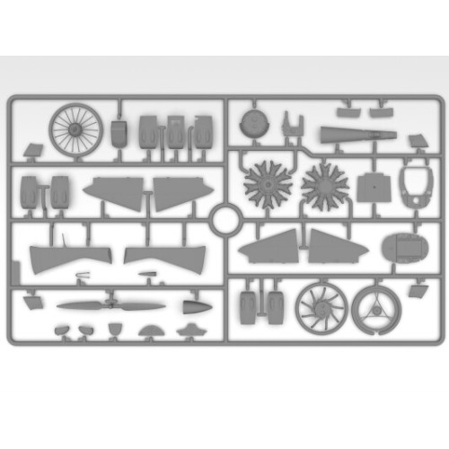 Сборная модель самолета Сборная модель 1:32 Немецкий штурмовик Hs 123A-1 (поздний выпуск) ICM 32015 1:32