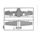 Збірна модель літака Збірна модель 1:48 німецький винищувач Мессершмітт Bf 109F-4Z:Trop ICM 48105 1:48