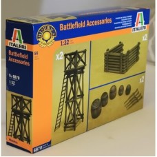 Збірна модель 1:32 Набір аксесуарів "Поле битви" Italeri 6870