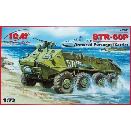 Бронетехніка та артилерія Збірна модель 1:72 Бронетранспортер БТР-60П ICM 72901