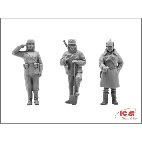 Фігури та мініатюри Збірна модель 1:35 Фігури піхота Червоної Армії (1939-1942) ICM 35051