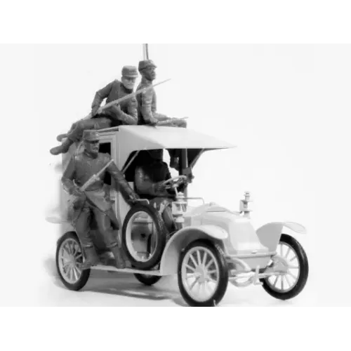 Фігури та мініатюри Збірна модель 1:35 Фігури Французька піхота на марші (1914) ICM 35705