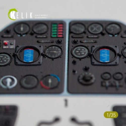 Декалі MI-4 3D декаль інтер'єр для комплекту Trumpeter 1:35 KELIK K35004