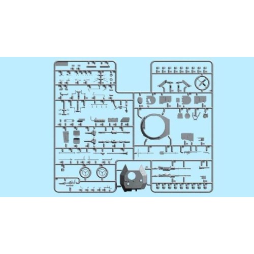 Бронетехника и артиллерия Французский бронеавтомобиль ІІ МВ Panhard 178 AMD-35 (ICM 35373)