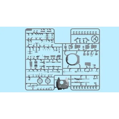 Бронетехника и артиллерия Французский бронеавтомобиль ІІ МВ Panhard 178 AMD-35 (ICM 35373)