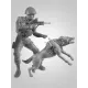 Фигуры и миниатюры Сборная модель 1:16 Фигура Офицер подразделения К-9 IDF с собакой ICM 16102