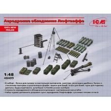 Збірна модель 1:48 Набір аеродромне обладнання Люфтваффе ICM 48409