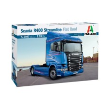 Збірна модель 1:24 Вантажний автомобіль : тягач SCANIA R400 Streamline Italeri 3947